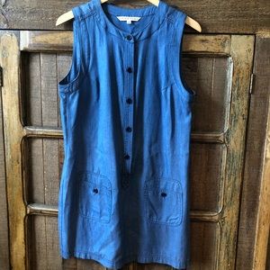 Trina Turk Denim Dress - image 1